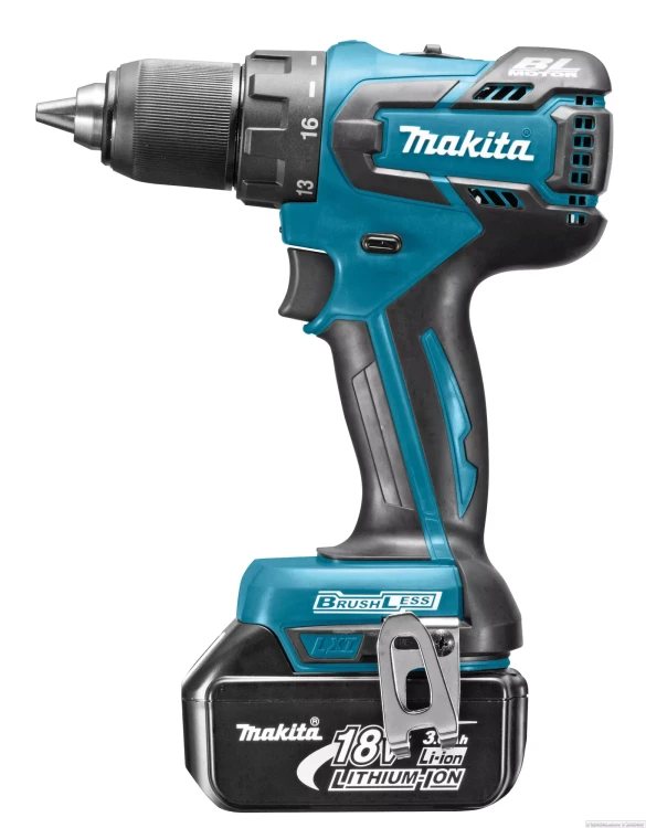 Аккумуляторная ударная дрель-шуруповерт Makita BHP343RFE купить в Нягани