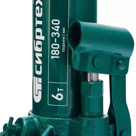 Домкрат гидравлический бутылочный Сибртех 50804, 6 т, 180-340 мм купить в Нягани