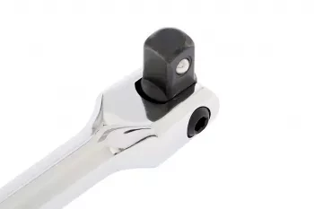 Вороток однорычажный 380 мм с квадратом 1/2&quot; на шарнире CrV хромированный MATRIX MASTER 14066 купить в Нягани