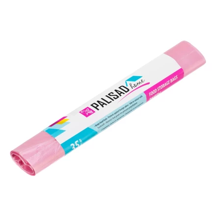 Пакеты для хранения продуктов особо прочные,400x260 мм, 35 шт, цвет молочная клюква, Home Palisad 95005 купить в Нягани