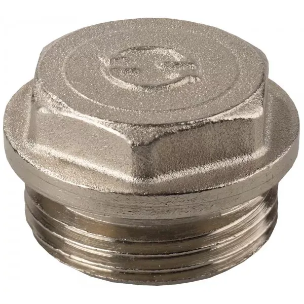 Заглушка GENERAL FITTINGS, 6-ти гранная головка с прижимной шайбой, латунь, наружная резьба, 1" 51100-1 купить в Нягани