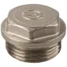 Заглушка GENERAL FITTINGS, 6-ти гранная головка с прижимной шайбой, латунь, наружная резьба, 1" 51100-1 купить в Нягани