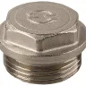 Заглушка GENERAL FITTINGS, 6-ти гранная головка с прижимной шайбой, латунь, наружная резьба, 1" 51100-1 купить в Нягани