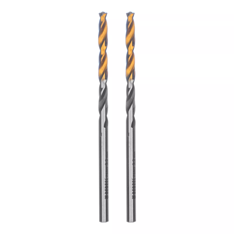 Сверло спиральное по металлу 3,2 x 65мм, Р6М5, Golden Tip, многогранная заточка, 2шт. Denzel 718269 купить в Нягани