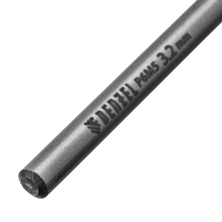 Сверло спиральное по металлу 3,2 x 65мм, Р6М5, Golden Tip, многогранная заточка, 2шт. Denzel 718269 купить в Нягани