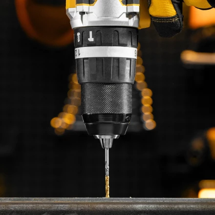 Набор сверл по металлу Denzel 723002, 1,5-6,5мм, Р6М5-TiN, Golden Tip, 13 шт купить в Нягани