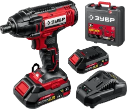 Винтоверт ударный, 2 АКБ С1-18 (2 Ач), в кейсе ГВЛ-255-22 серия «МАСТЕР»