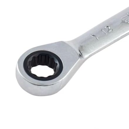 Ключ накидной трещоточный, 12 х 14мм, CrV, зеркальный хром Matrix 14499 купить в Нягани