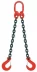 Строп 2СЦ-4.50 т. L1 цепи=3.10м на конце ОВ. L2 цепи 600мм на конце крюк 8 кл нестандарт купить в Нягани