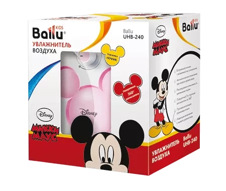 Увлажнитель ультразвуковой  BALLU UHB-240 pink/розовый Disney купить в Нягани