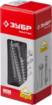 Шурупы ЗУБР &quot;МАСТЕР&quot; с шестигранной головкой, оцинкованные, 12x100мм, 15шт 4-300451-12-100 купить в Нягани