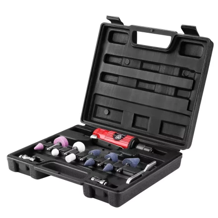 Шлифмашина ПШМ пневматическая DEKO DKPT02 SET 3, 018-1102, в чемодане с набором 15 предметов купить в Нягани