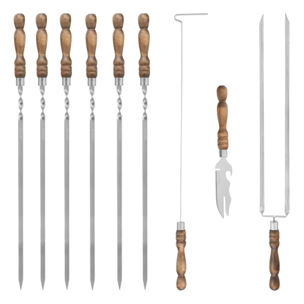 Набор шашлычный 9 предметов в сумке, Camping// Palisad 69754 купить в Нягани