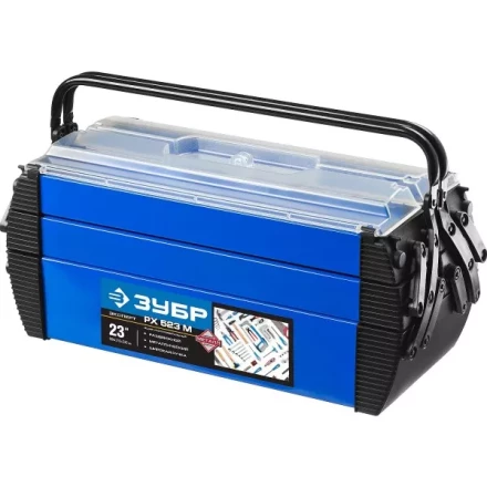 Ящик ЗУБР &quot;ДОКА&quot; металлический для инструмента, 23&quot; 38163-23 купить в Нягани