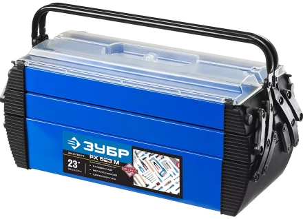 Ящик ЗУБР &quot;ДОКА&quot; металлический для инструмента, 23&quot; 38163-23 купить в Нягани