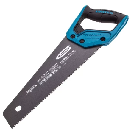 Ножовка по дереву &quot;PIRANHA&quot;, 300 мм, 11 TPI, 3D-зуб, тефлоновое покрытие полотна, двухкомпонентная рукоятка Gross 24125 купить в Нягани