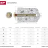 Болт анкерный ЗУБР с пластиковым кольцом, желтопассивированный, 10х100мм, ТФ2, 20шт 4-302312-10-100 купить в Нягани
