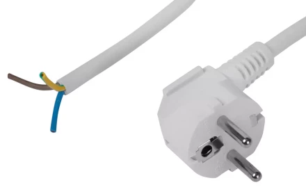 Шнур СВЕТОЗАР с вилкой соединительный для электроприборов, 2.5 м, 3600 Вт, 3*0.75кв.мм SV-55143-2.5 купить в Нягани