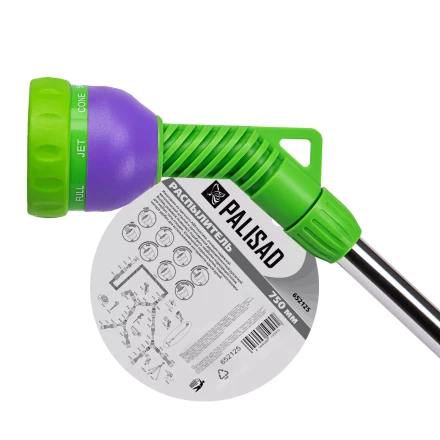 Распылитель 8 режимов Palisad 652125, общая длина 750 мм, металлический корпус купить в Нягани