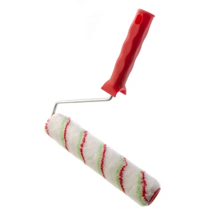 Валик &quot;Эмали&quot; , 250 мм, ворс 12 мм, D - 36 мм, D ручки - 6 мм, полиамид, полиакрил Сибртех 80201 купить в Нягани