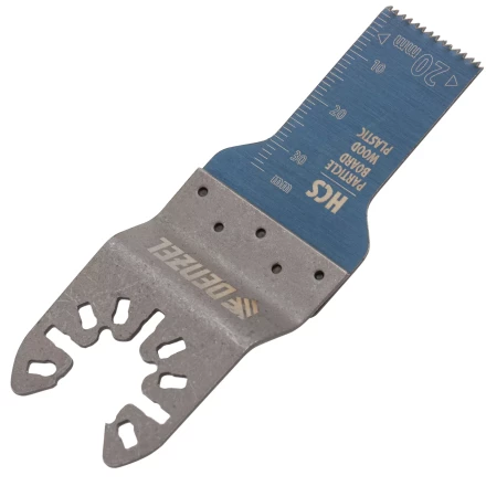 Насадка для МФИ режущая пазовая прямая, HCS, по дереву, 20 х 1.4 мм, мелкий зуб Denzel 782309 купить в Нягани