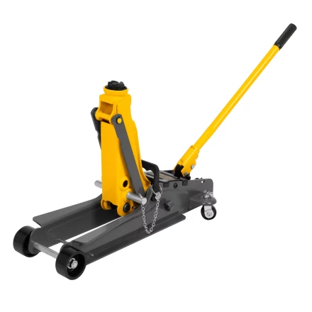 Домкрат гидравлический подкатной с фиксатором Denzel 51232, 2,5 т, 85-385 мм купить в Нягани