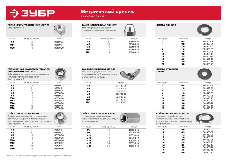 Шайба ЗУБР "МАСТЕР"кузовная, DIN 9021, оцинкованная, 16мм, 5кг 303820-16 купить в Нягани