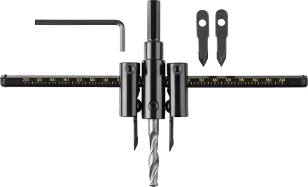 Сверло регулируемое, STAYER Profi 2944-200, двухрезцовое, по дереву, &quot;Балеринка&quot;, d=40-200мм 2944-200 купить в Нягани