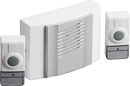 Звонок СВЕТОЗАР &quot;ДУЭТ&quot; радиочастотный беспроводной, 4 мелодии, 2 кнопки, 4,5В SV-58068 купить в Нягани