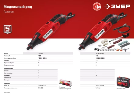 Гравер электрический + насадки ЗГ-160 КН41 серия МАСТЕР купить в Нягани