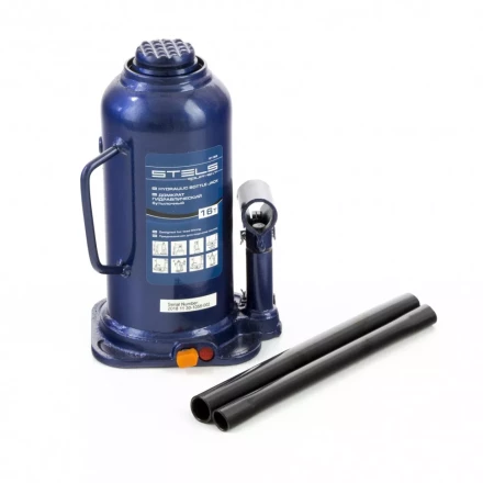 Домкрат гидравлический бутылочный 16 т h подъема 227-457 мм Stels 51168 купить в Нягани