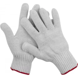 Перчатки ЗУБР "МAСTEP" трикотажные, 7 класс, х/б, S-M 11455-S