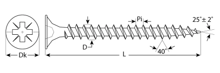 Саморезы СУ-Б универсальные белый цинк коробка серия МАСТЕР купить в Нягани