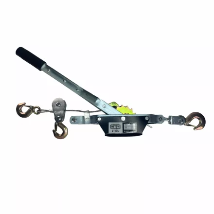 Лебедка рычажная гаражная HITCH CP 4002 4000 кг канат 3 м двойной храповый механизм (SZ073186) купить в Нягани