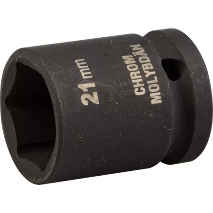 Торцовая головка KRAFTOOL &quot;INDUSTRIE QUALITAT&quot; ударная (1/2&quot;), FLANK, Cr-Mo, фосфатированная, 21 мм 27940-21_z01 купить в Нягани