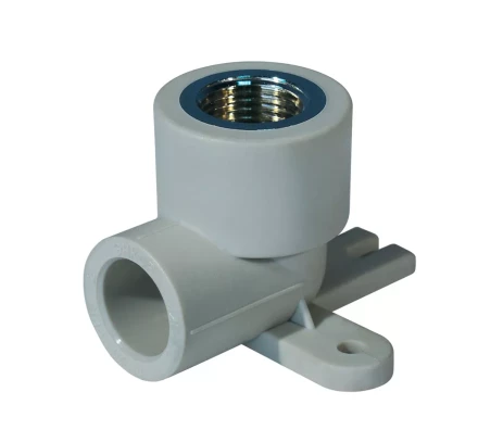 Уголок с креплением PP-R ВР 20х 1/2 серый (20/80) 44190 купить в Нягани