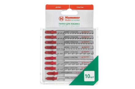 Пилки для лобзика HAMMER JG WD-PL набор No4 (10шт.) купить в Нягани