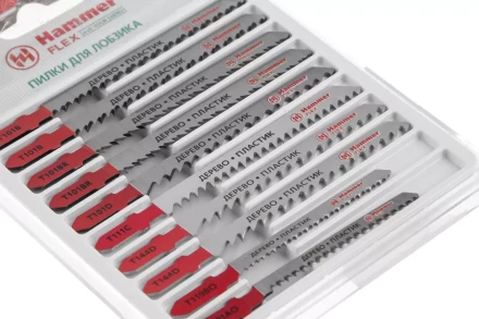 Пилки для лобзика HAMMER JG WD-PL набор No4 (10шт.) купить в Нягани