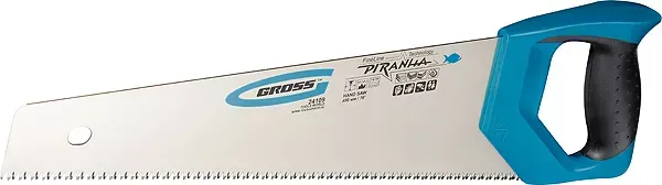 Ножовка по дереву "PIRANHA" 550 мм 7-8 TPI зуб - 3D каленый зуб 2-х комп. рук-ка GROSS 24102 купить в Нягани