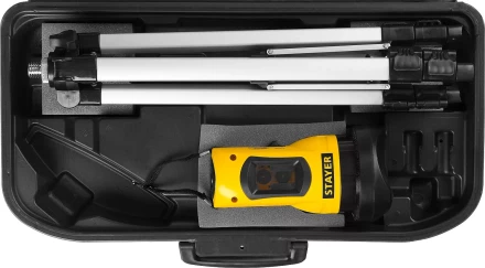 Нивелир лазерный линейный SLL-2, STAYER 34960-H2, штатив, кейс, 10м, точн. +/-0,5 мм/м 34960-H2 купить в Нягани