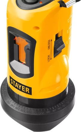 Нивелир лазерный линейный SLL-2, STAYER 34960-H2, штатив, кейс, 10м, точн. +/-0,5 мм/м 34960-H2 купить в Нягани