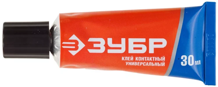 Клей ЗУБР контактный универсальный, на блистере, 30 мл 41922 купить в Нягани