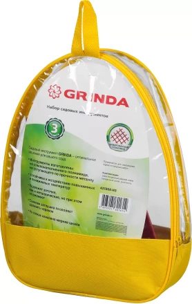 Набор GRINDA: Совок посадочный широкий, совок посадочный узкий, рыхлитель с нейлоновым корпусом, 3 предмета 421360-H3 купить в Нягани