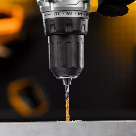 Сверло спиральное по металлу Denzel 4 x 75мм, Р6М5, Golden Tip, многогранная заточка 718272 купить в Нягани