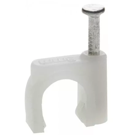 ЗУБР &quot;МАСТЕР&quot;. Скоба-держатель для круглого кабеля, с оцинкованным гвоздем, 6 мм, 50 шт 45111-06 купить в Нягани