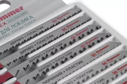 Пилки для лобзика HAMMER JG WD-PL-MT набор No5 (10шт.) купить в Нягани