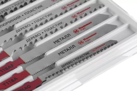 Пилки для лобзика HAMMER JG WD-PL-MT набор No5 (10шт.) купить в Нягани