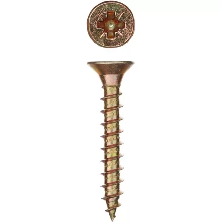 Шурупы ЗУБР &quot;МАСТЕР&quot; по дереву желтопассивированные, 6.0x45мм, 150шт 4-300391-60-045 купить в Нягани