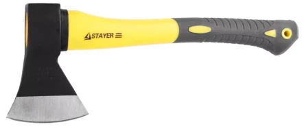 Топор STAYER &quot;кованый с двухкомпонентной стеклопластиковой рукояткой, 0,8кг 2062-08 купить в Нягани