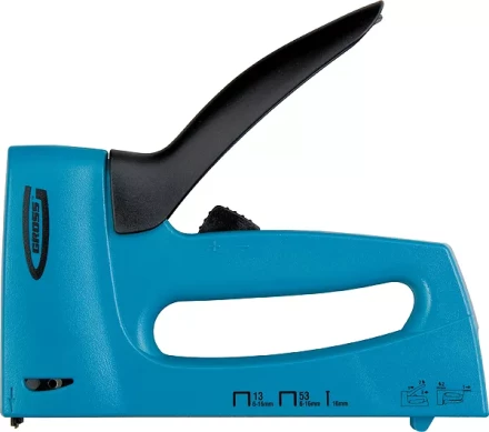 Степлер мебельный алюминиевый корпус,регулировка удара тип скобы 13 53 300 6-16мм GROSS 41002 купить в Нягани